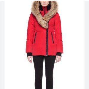 NWT Mackage ADALI RED COAT XS